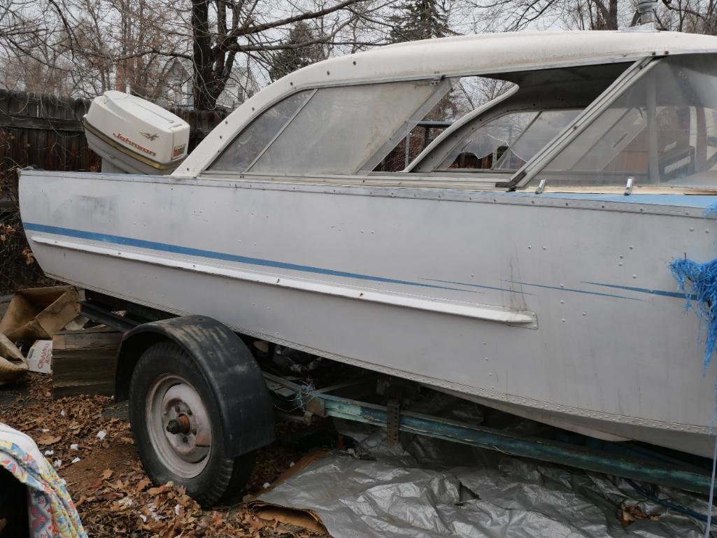 1963 Texas Made Tahiti 18' Aluminum Boat