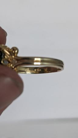 14Kt Yellow Gold and Peridot Ring