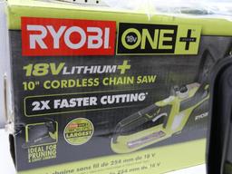 New Ryobi One 18Volt Chainsaw