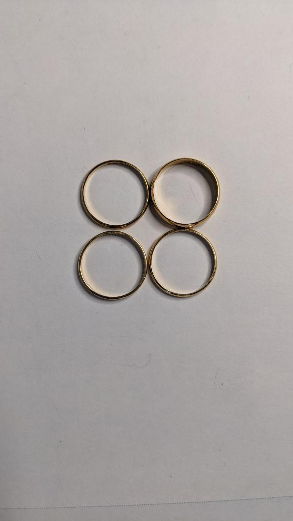 14K Yellow Gold Bands