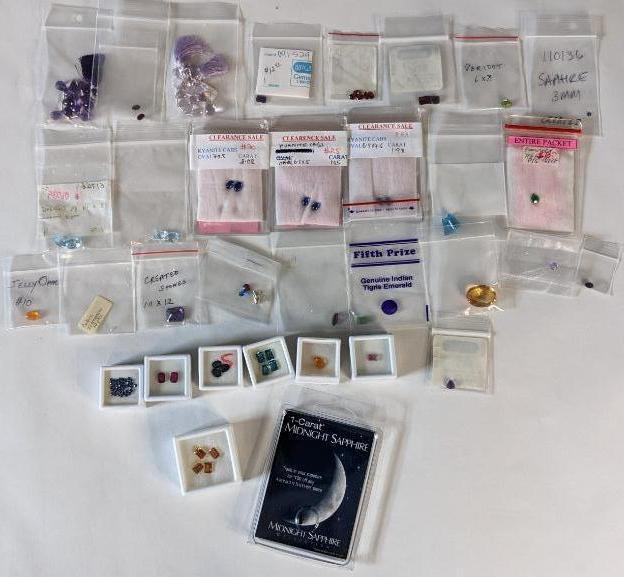 Faceted Gemstone Jewelers Assortment
