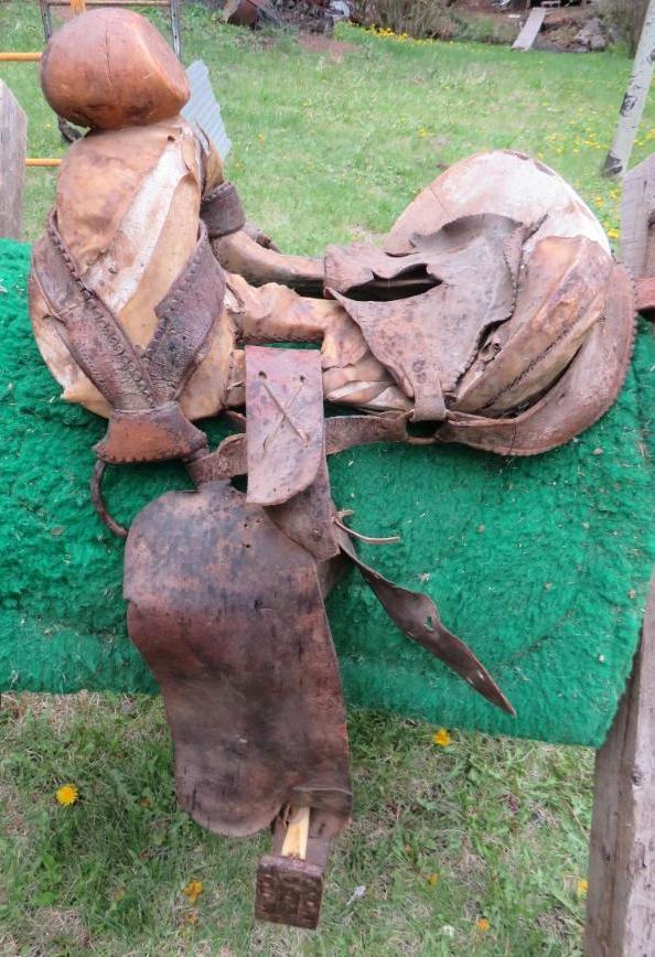 antique Handmade Mexican Saddle