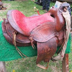 13" Vintage Western Childs Saddle