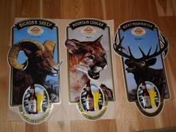 Limited Edition Coors Metal Sign Set