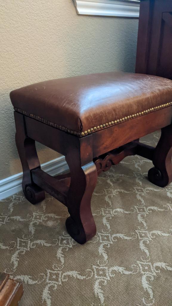 Small Desk and Filing Cabinet