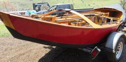 Amazing Custom Cajun Boatbuilding Kingfisher Style Drift Boat with Trailer