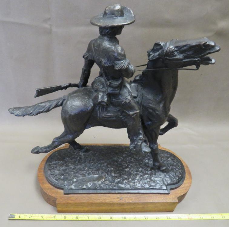 Peter M. Fillerup Signed and numbered "Kit Carson" Bronze Sculpture