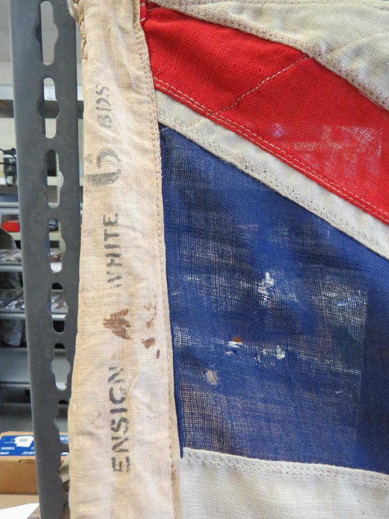 WWII British Aircraft Carrier Ensign Squadron Flag