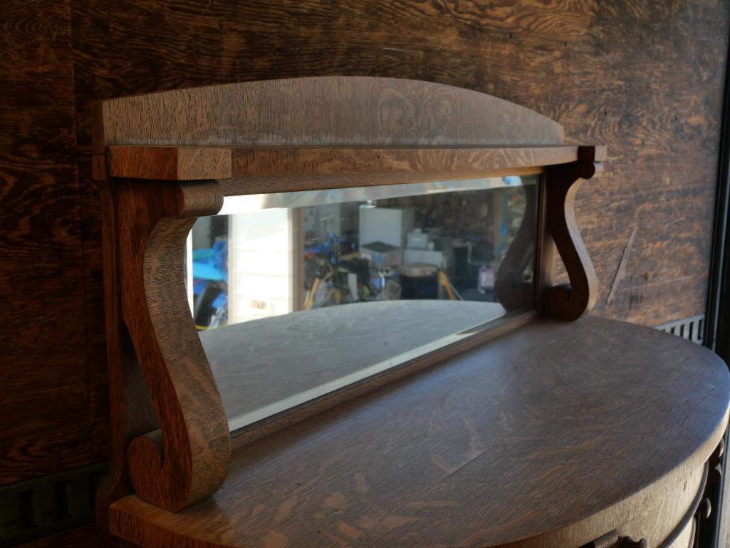 Quartersawn Oak Sideboard,