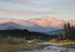 Thomas Owen "Morning Light Long's Peak"