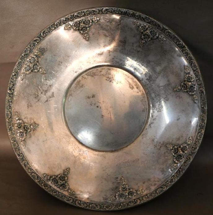 10" Ornate Sterling Silver Platter