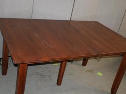 Nice Mavin Furniture Co Cherry Wood Table with 2 Leaves