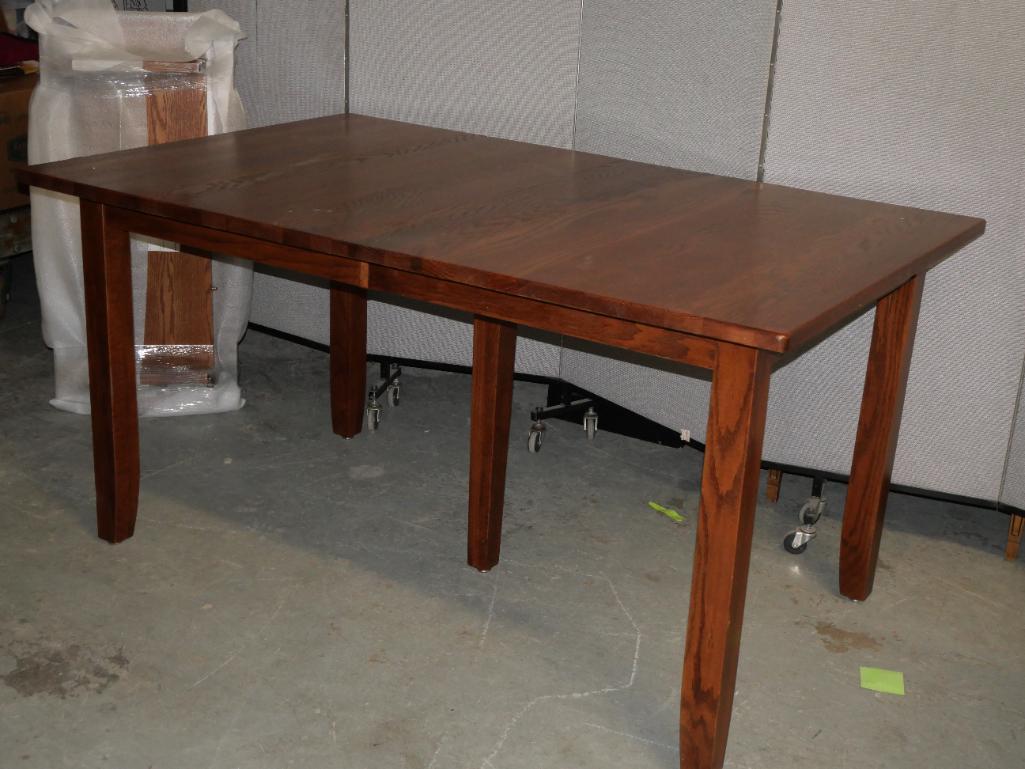 Nice Mavin Furniture Co Cherry Wood Table with 2 Leaves