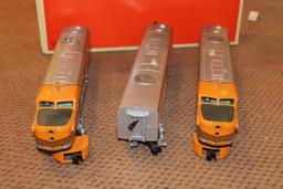 Lionel Denver & Rio Grande PA-1 A-B-A Set