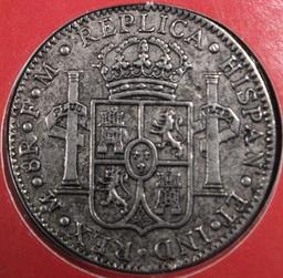 Reproduction Silver Eight Reales 1793 Silver Dollar