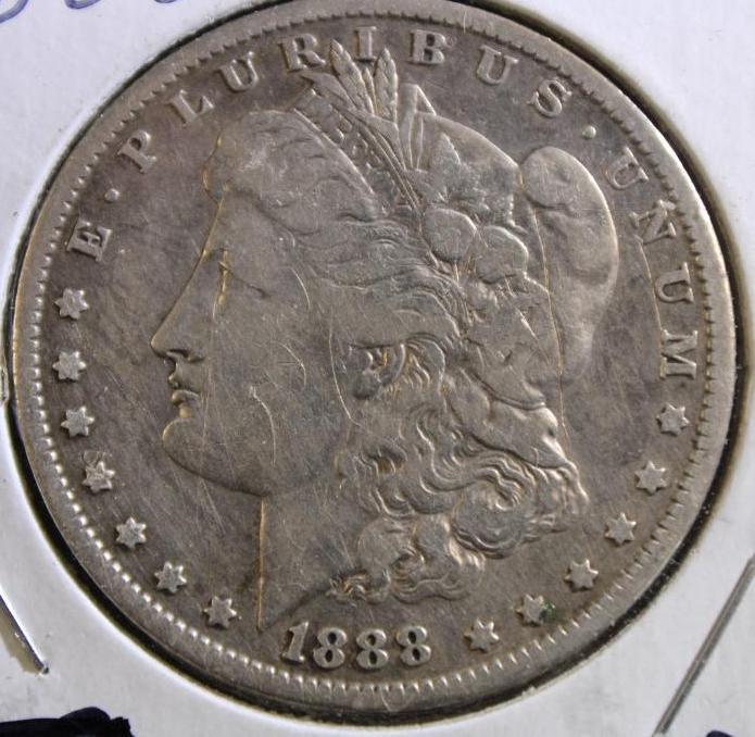 1888-O Ungraded Morgan Silver Dollar