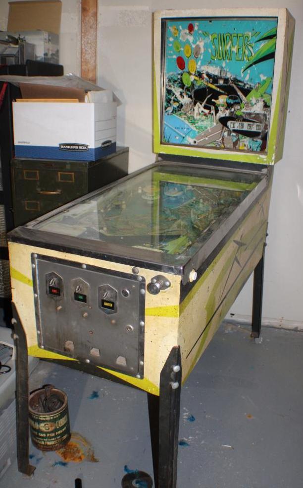 Classic Rotary Bally Surfers Pinball Machine