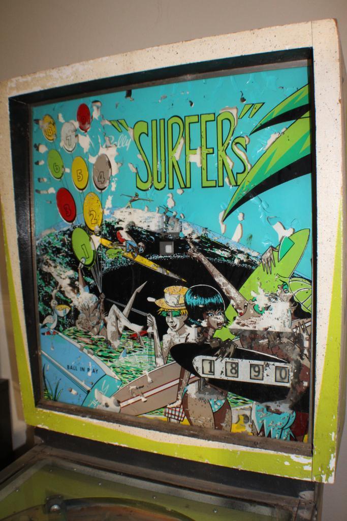 Classic Rotary Bally Surfers Pinball Machine