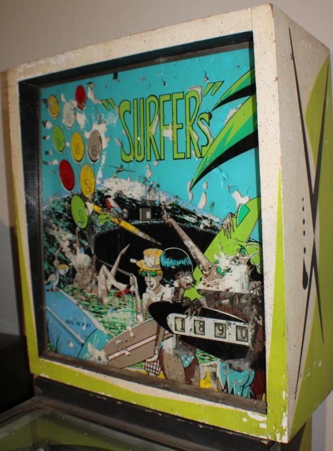 Classic Rotary Bally Surfers Pinball Machine