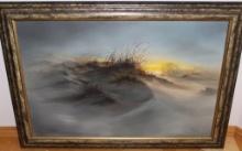 Beautiful Original Oil Painting of Dunes by Connie Walker