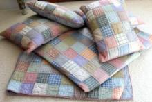 Pottery Barn Quilt and Pillows