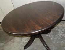 42x30" Tall Dark Brown Table