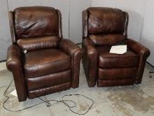 Two Smith Brothers Power Recliners