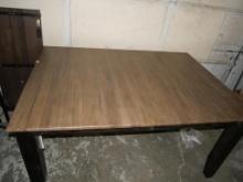 42x60" Two Tone Dining Table with 18" Leaf