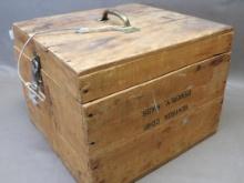 Wooden Ammo Crate NO SHIPPING