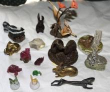 Assortment of Animal Figurines