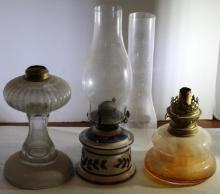 Three Oil Lamps