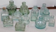 13 Small Antique Bottles
