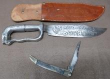 Mexican Bowie and Solingen Folding Knife