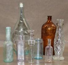 Antique Tinted and Clear Glass Collection