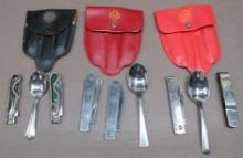 Three GS Marked Scout Utensil Sets