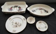 Five Pieces of Lenox China
