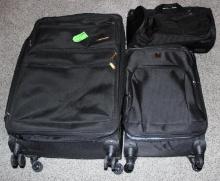 Three Pieces of Black Luggage