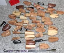 Huge Assortment of Wood Shoe Savers