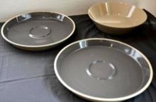 Three Pampered Chef Serving Bowls