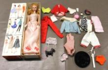 Early Blond Ponytail Barbie in Enchanted Evening Dress with Box and Other Accessories