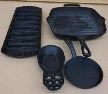 Four piece Cast Iron Grouping