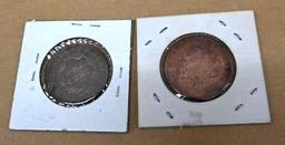 1818 & 1803 One Cent Coins