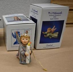 Four Hummel Figurines with Boxes