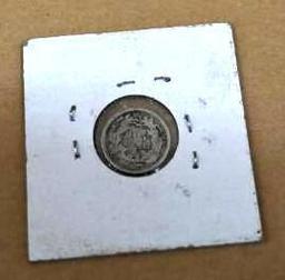 1872 Seated Half Dime