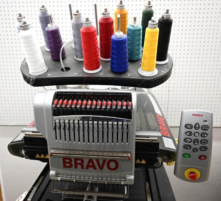 Melco Amaya Bravo 16 Needle Professional Embroidery Machine