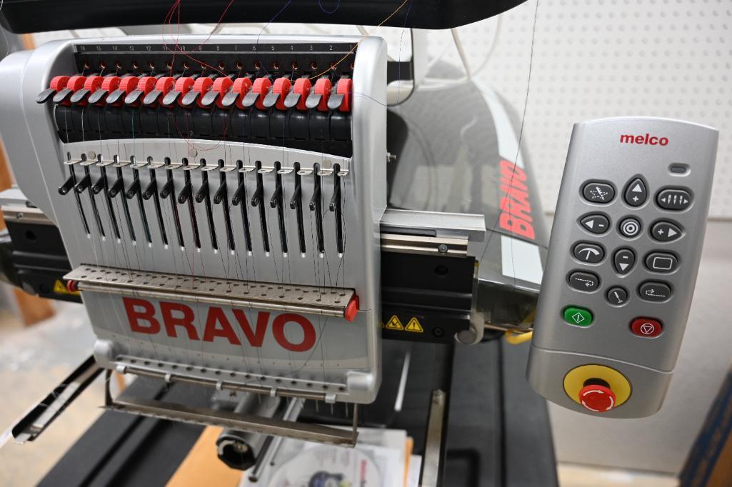 Melco Amaya Bravo 16 Needle Professional Embroidery Machine