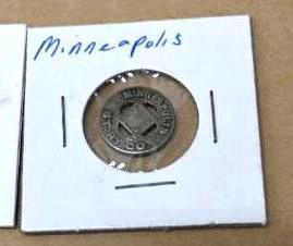 1928 Silver Quarter with Minneapolis Fare Token & More