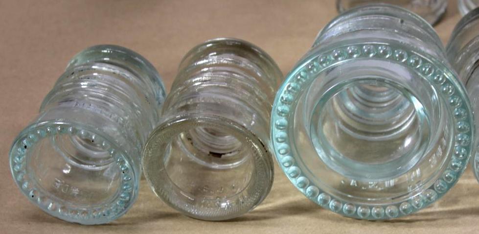 Mixed Glass and Ceramic Insulators and More