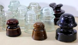 Mixed Glass and Ceramic Insulators and More