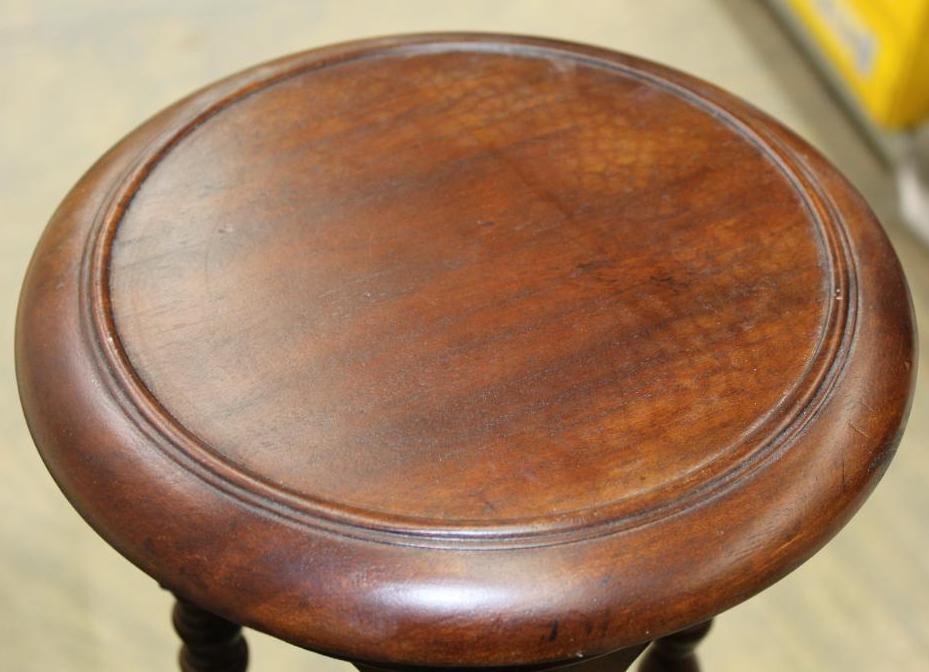 Gorgeous Tall Ornate Wood Table Stand